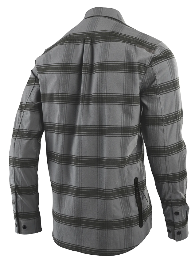 Grind Flannel Stripe Carbon